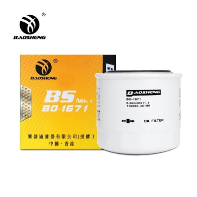 Máquina escavadora Oil Filter de Yanmar do motor diesel 80mm OD P550422