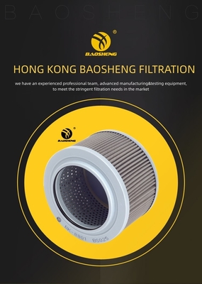Filtro de sução OD do óleo hidráulico de KOMATSU 150MM 207-60-21311 KNJ-1847