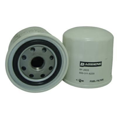Filtro de combustível para escavadeira Komatsu Hitachi Paper Element 600-311-6220 P553240
