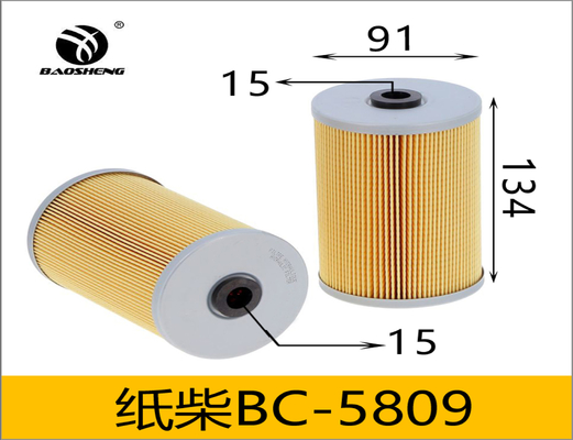Filtro de núcleo de papel diesel para escavadeira P550055 16444-99129
