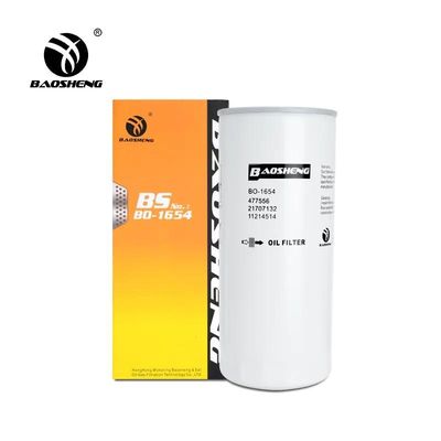 Filtro de óleo de escavadeira de grande capacidade resistente a altas temperaturas 21707132 11214514 260mm Proteção de altura do motor
