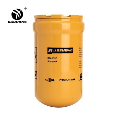 metal Mesh Excavator Oil Filter da altura de Oil Filter 155mm do piloto 51-8670X